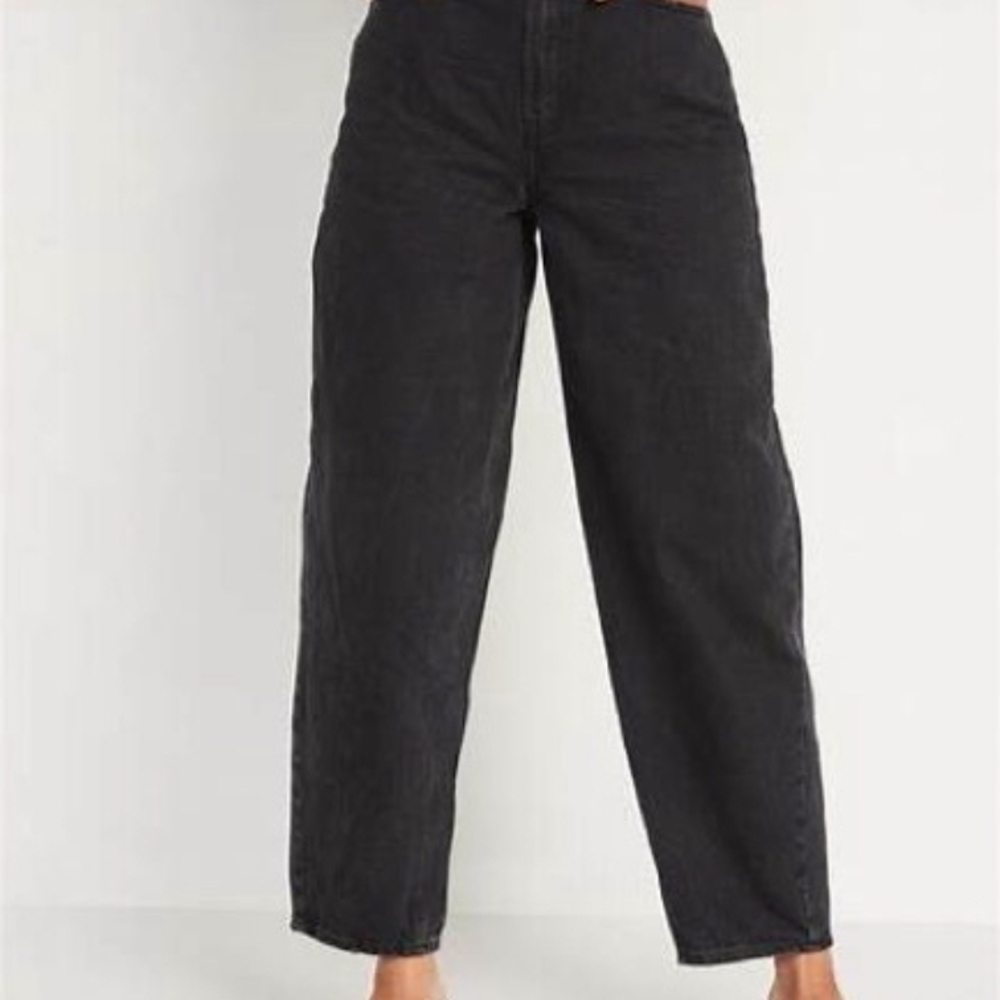 Old Navy Black Flare Wide Leg Jeans